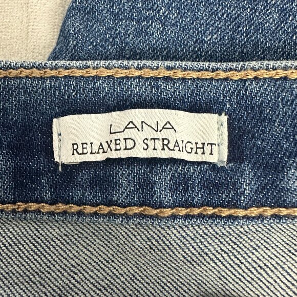 Sofia Jeans Sofia Vergara Lana Relaxed Straight Super High Rise Crop 28W Denim - Picture 5 of 10